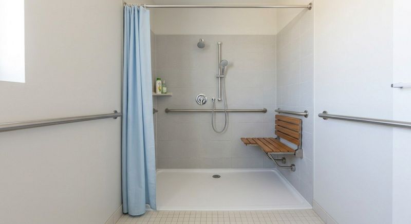 Elderly Shower Installation in Manchester, NH